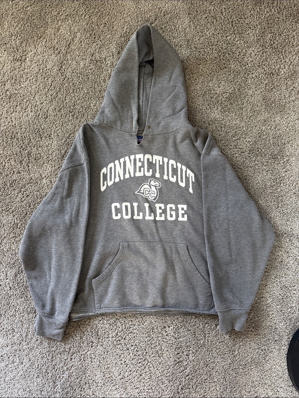 Connecticut College Gray Hoodie